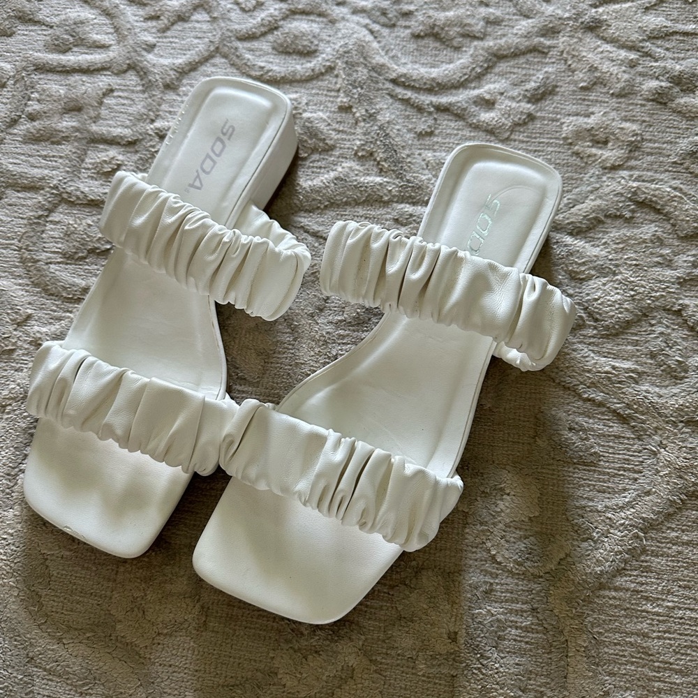 White Sandals
